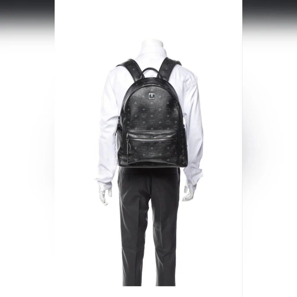 MCM Leather Visetos Backpack - 100% Authentic! - Picture 7 of 7
